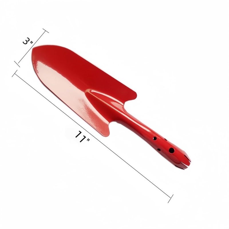 Newflager Mini Colorful Metal Hand Shovel, Trowel Set Garden Tools for Flower Soil Planting Digging Transplanting - Ideal Gardening Gift for Kids (Pack of 5) - Image 2